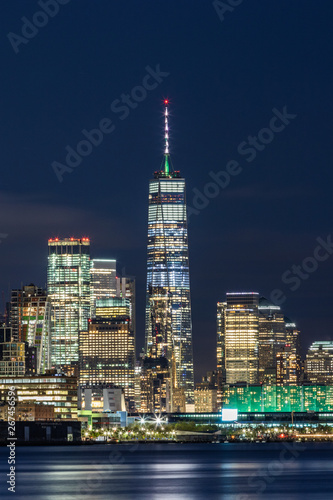 One World Trade Center at night © Justin