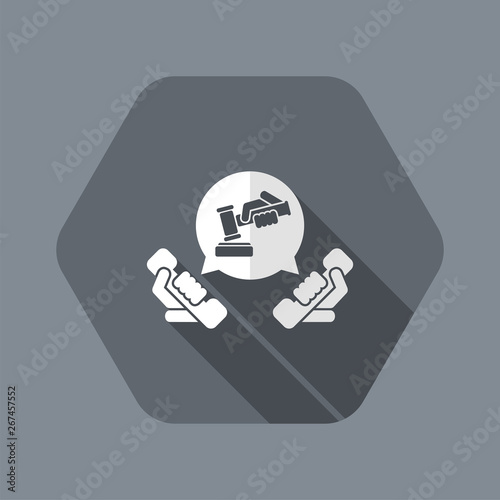 Legal assistance icon