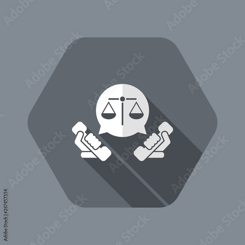 Legal assistance icon