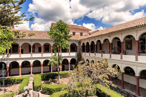  Courtyard in the museum of San Francisco Convent, Cusco, Peru. © Marek Poplawski