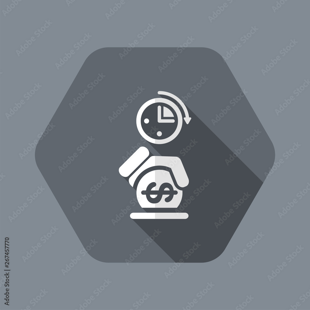 Money time icon Money time icon
