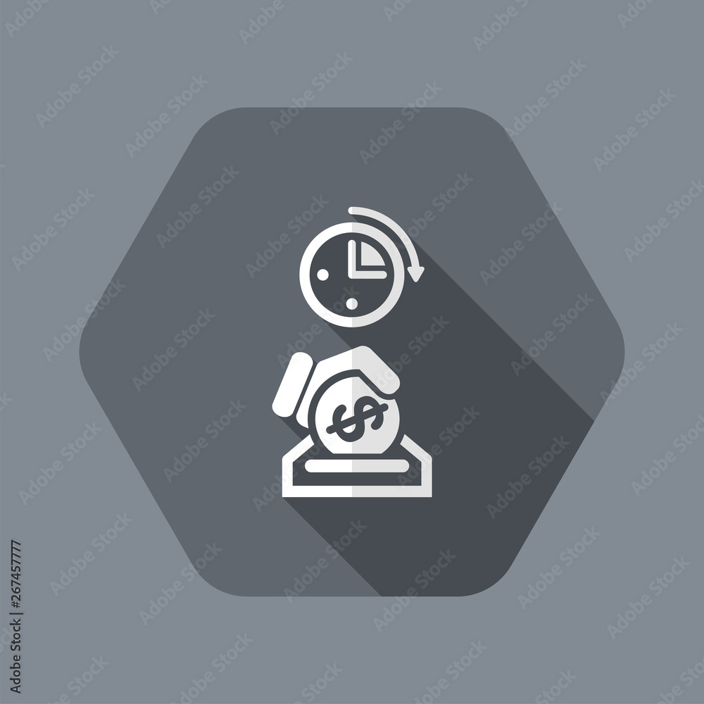 Money time icon Money time icon