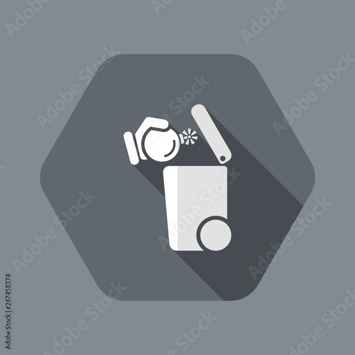 Separate waste collection icon