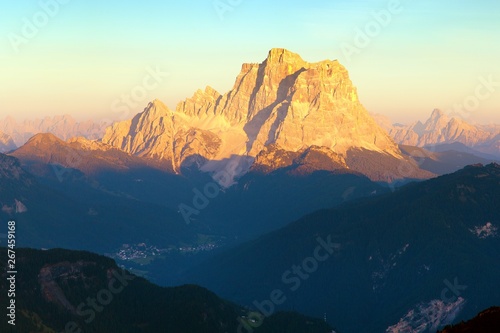 mount Pelmo  Alps Dolomites mountains  Italy