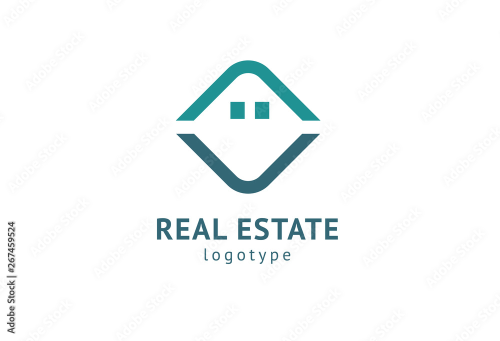 Abstract real estate agent logo icon vector design. Rent, sale of real estate vector logo, House cleaning, home security, real estate auction. Vector building logo concept. Abstract real estate agent logo icon vector design. Rent, sale of real estate vector logo, House cleaning, home security, real estate auction. Vector building logo concept.