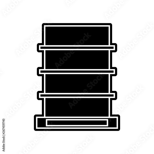 shelves for goods in the store icon. Element of Hipermarket for mobile concept and web apps icon. Glyph, flat icon for website design and development, app development