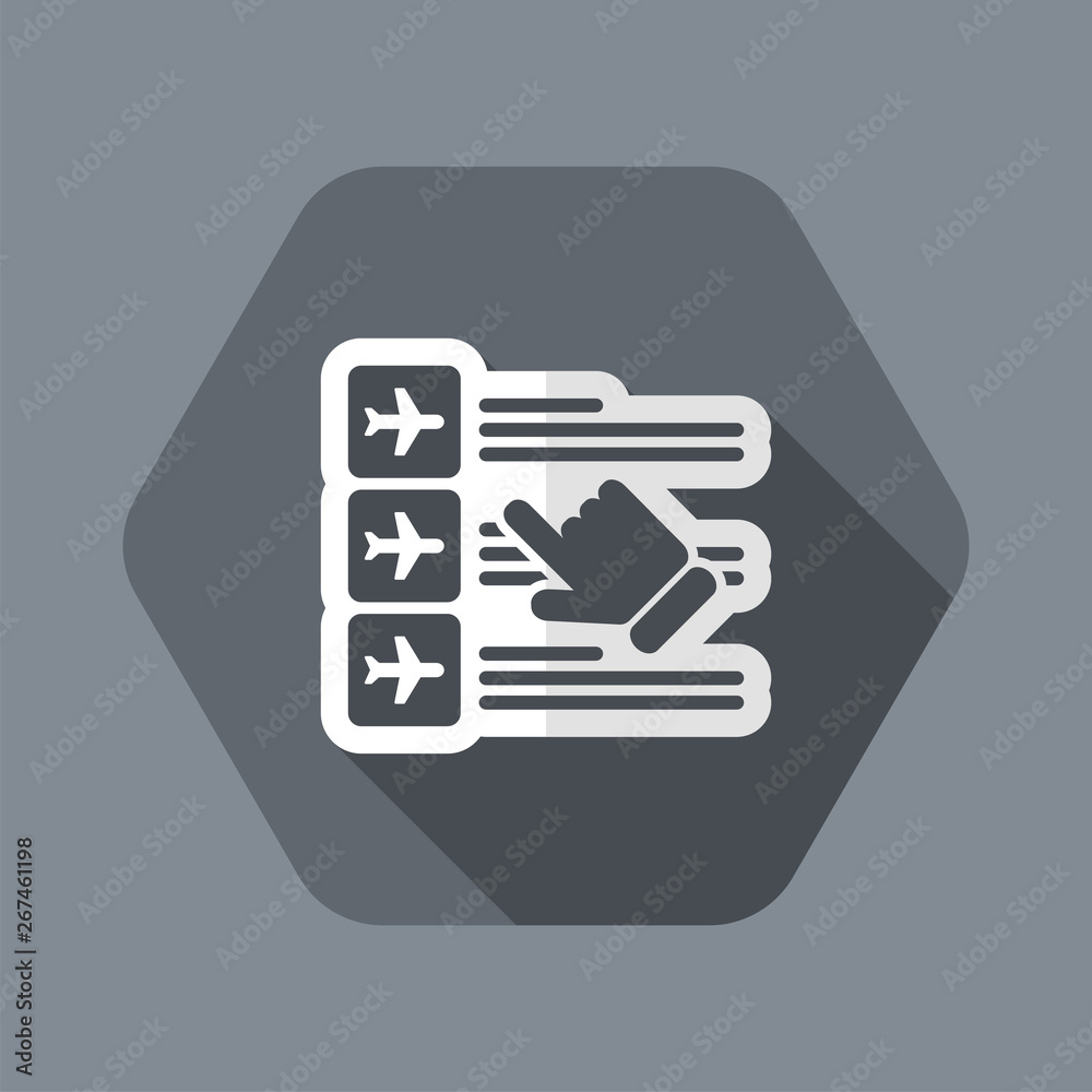 Airline booking icon Airline booking icon