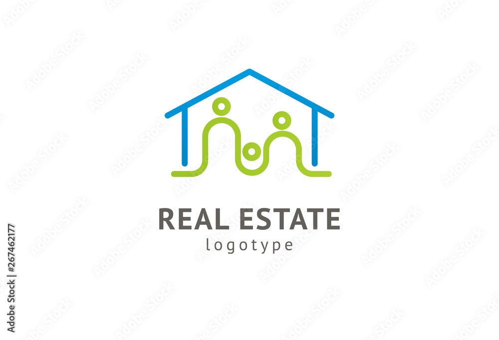 Abstract real estate agent logo icon vector design. Rent, sale of real estate vector logo, House cleaning, home security, real estate auction. Vector building logo concept. Abstract real estate agent logo icon vector design. Rent, sale of real estate vector logo, House cleaning, home security, real estate auction. Vector building logo concept.