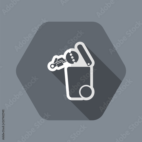 Separate waste collection icon