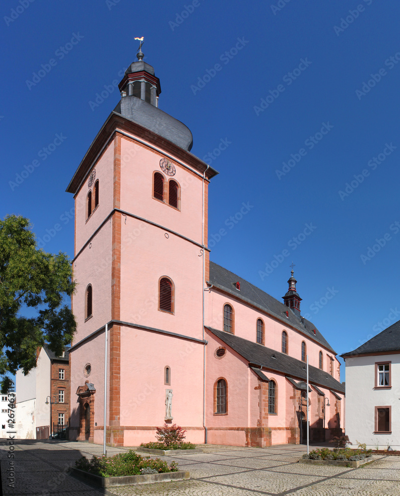 Baroque city church in Wittlich, Germany