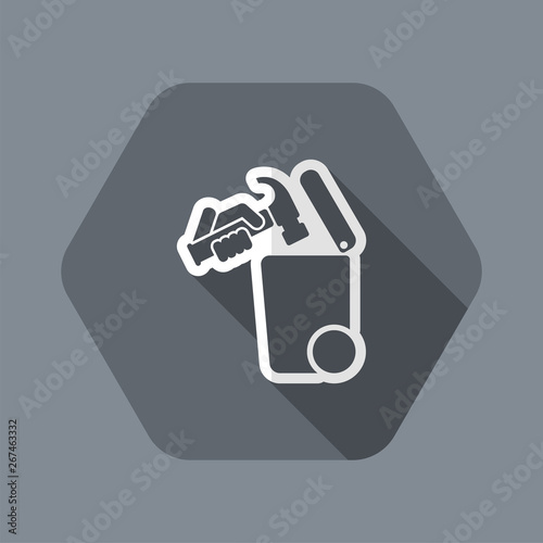 Separate waste collection icon