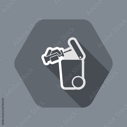 Separate waste collection icon
