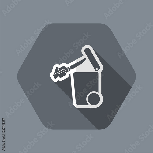 Separate waste collection icon