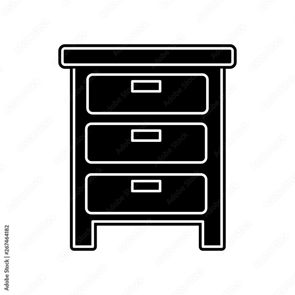 Chest of drawers icon. Element of household for mobile concept and web apps icon. Glyph, flat icon for website design and development, app development Chest of drawers icon. Element of household for mobile concept and web apps icon. Glyph, flat icon for website design and development, app development