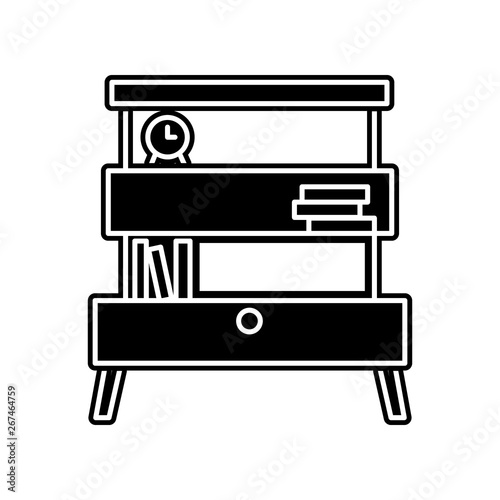 Chest of drawers  icon. Element of household for mobile concept and web apps icon. Glyph, flat icon for website design and development, app development © gunayaliyeva