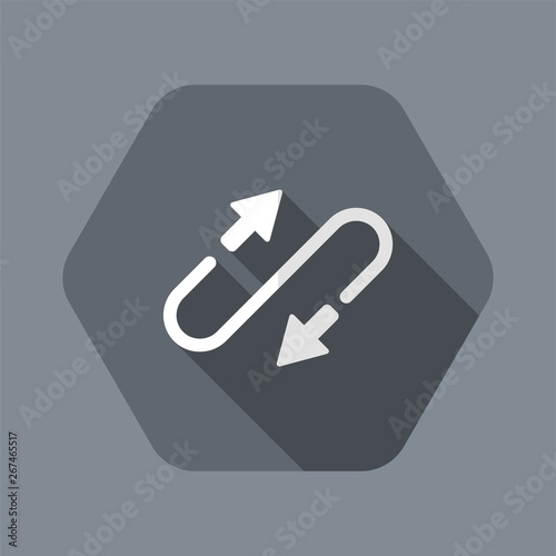 Cable transfer - Flat minimal icon