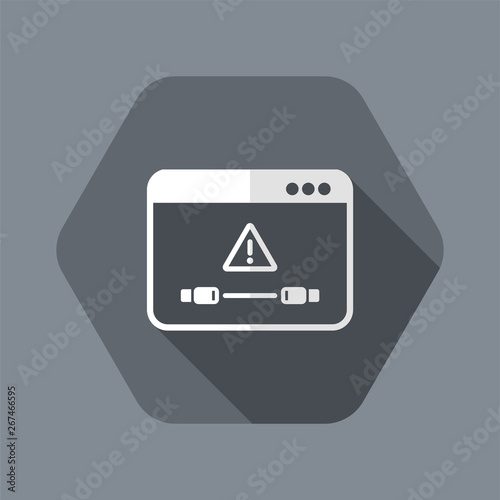 Free Download Cable connection error alert - Vector flat minimal icon - GFXLoad