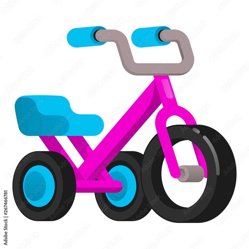Fotografie Metal tricycle icon