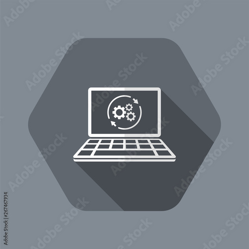 Refresh setting flat icon