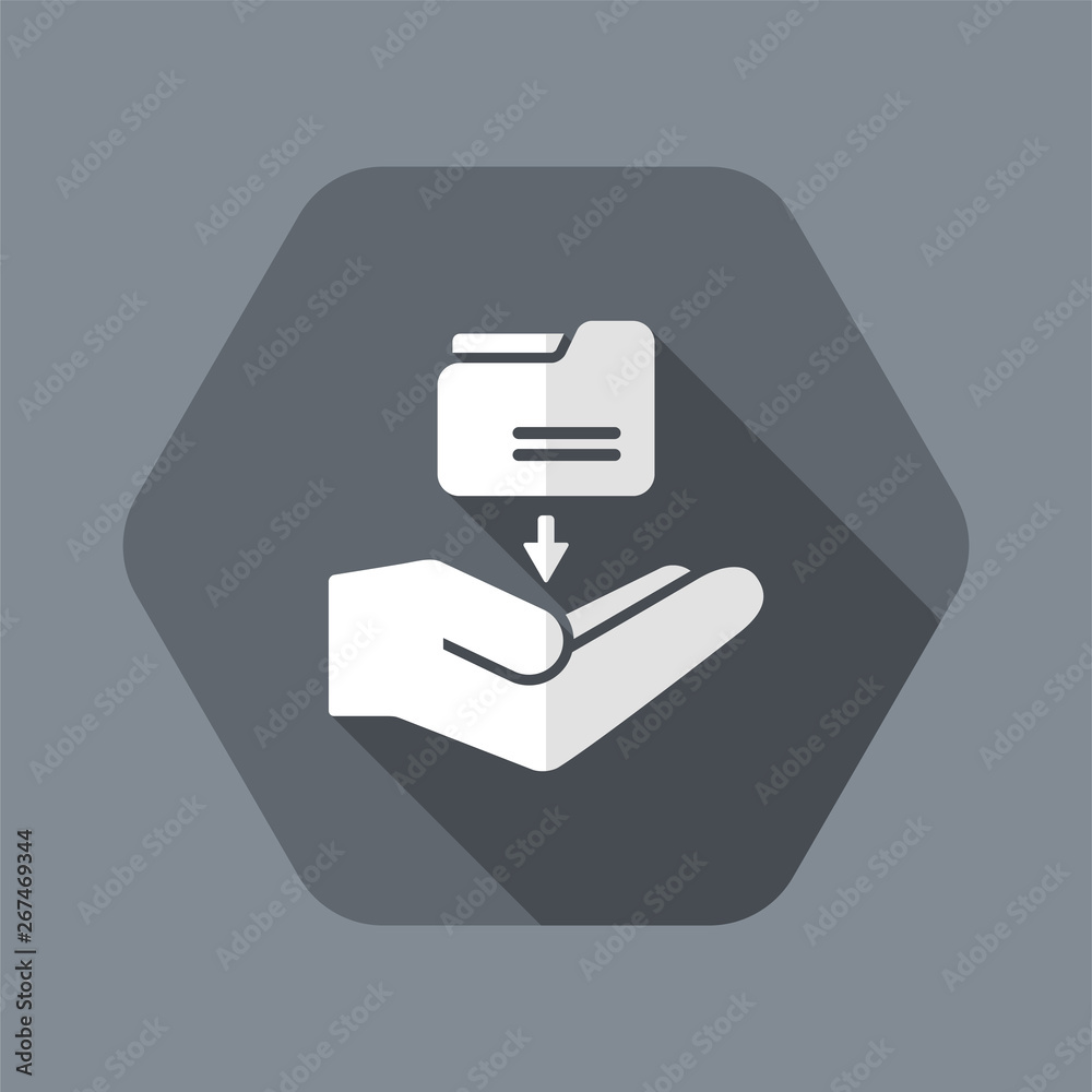 Download button - Minimal vector icon Download button - Minimal vector icon