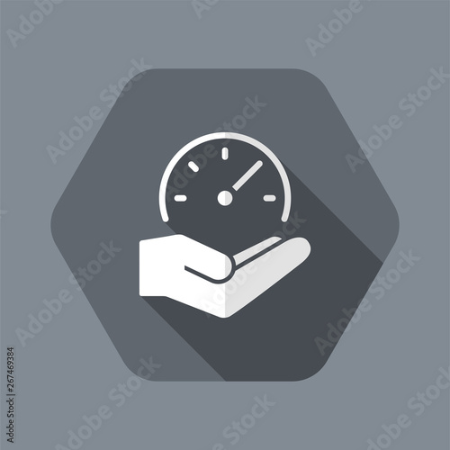 High speed performances services - Minimal vector icon
