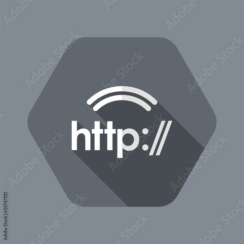 Web internet connection - http - Minimal vector icon