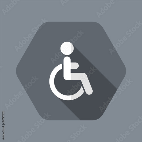 Handicapped concept - Minimal icon