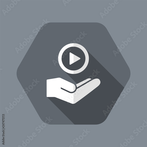 Multimedia playlist - Minimal icon
