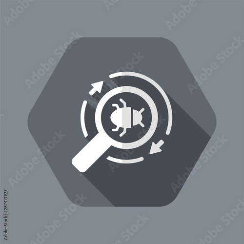 Antivirus service 24/7 - Minimal vector icon