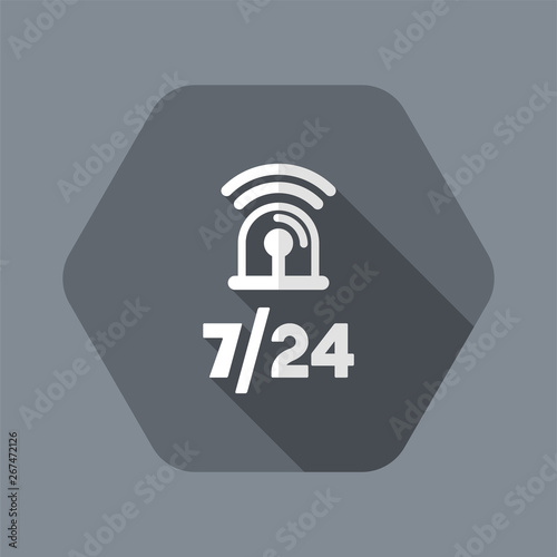 Steady protection service - Vector web icon