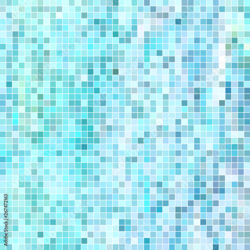 abstract vector square pixel mosaic background