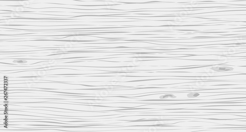 White wooden cutting, chopping board, table or floor surface. Wood texture. Vector illustration
