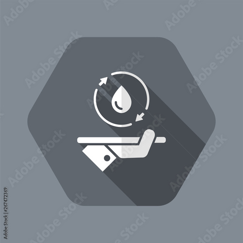 Full water services - Vector web icon