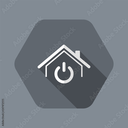 House power switch - Vector web icon