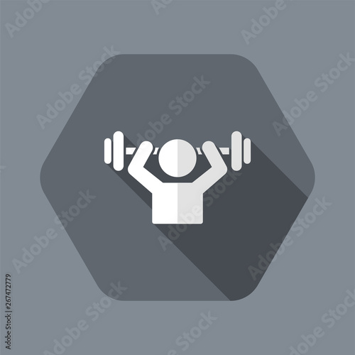 Gym activity - Vector web icon