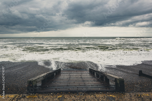 A Storm over Freshwater Bay, isle of Wight photo