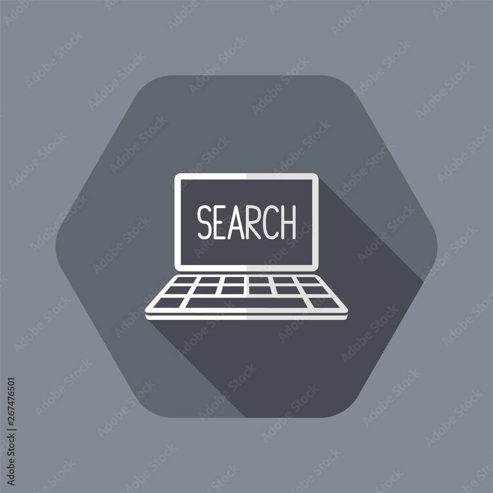 Digital search - Vector icon for computer website or application Digital search - Vector icon for computer website or application