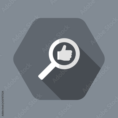 Search and find like. Flat, clean, minimal and isolated vector illustration with minimal and modern design.