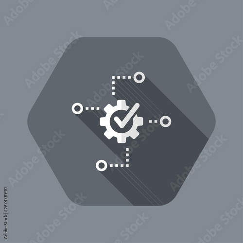 Checked network system icon