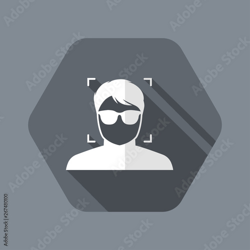 Face ID concept icon
