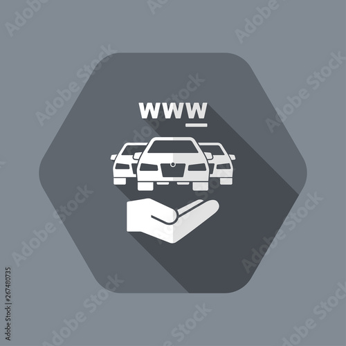 Online automotive services icon