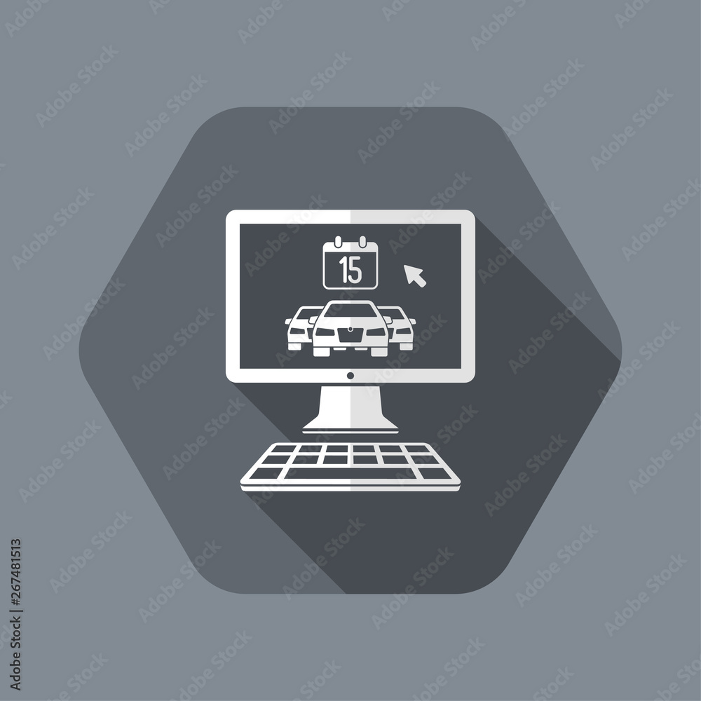 Car appointment online icon