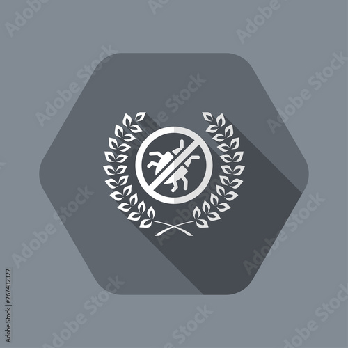 Premium antivirus flat icon