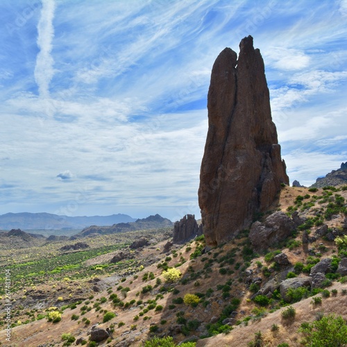 Superstition Mountains Mesa Arizona Rock Desert  © Teressa L. Jackson