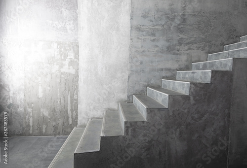 concrete staircase
