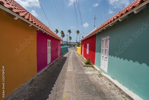 Otrobanda Side streets Views around the Caribbean Island of Curacao © Gail Johnson