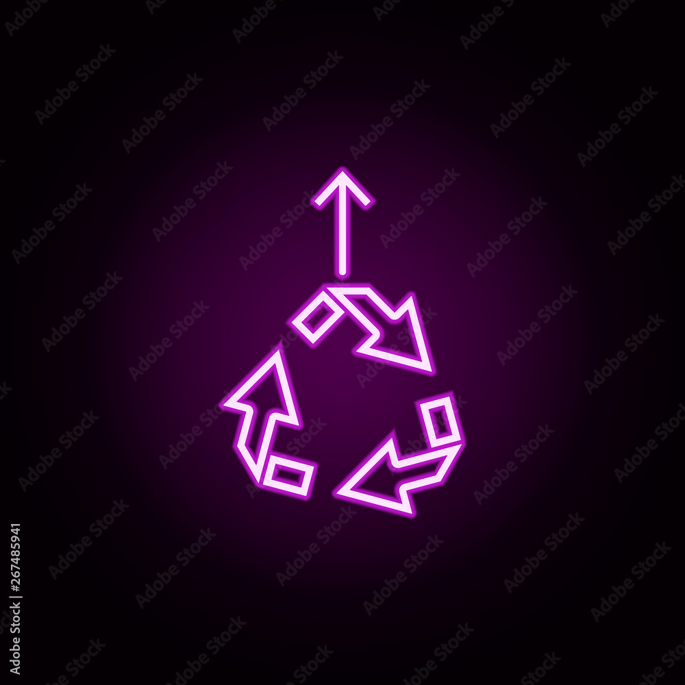 care for environment neon icon. Elements of arrow and object set. Simple icon for websites, web design, mobile app, info graphics care for environment neon icon. Elements of arrow and object set. Simple icon for websites, web design, mobile app, info graphics