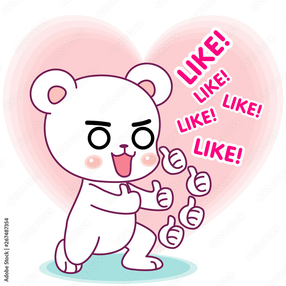 cute little bear, incites people to have likes cute little bear, incites people to have likes