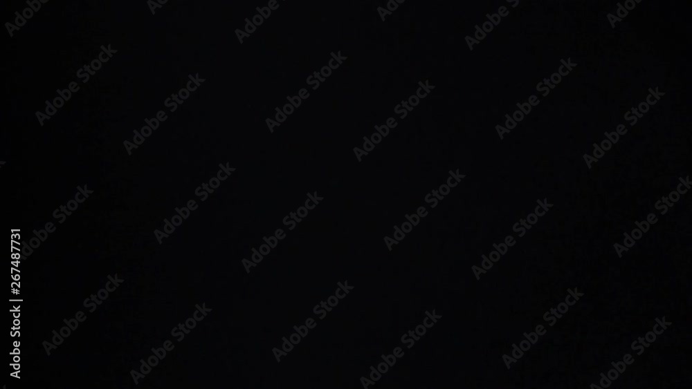 Fire cloud in slow motion isolated on black