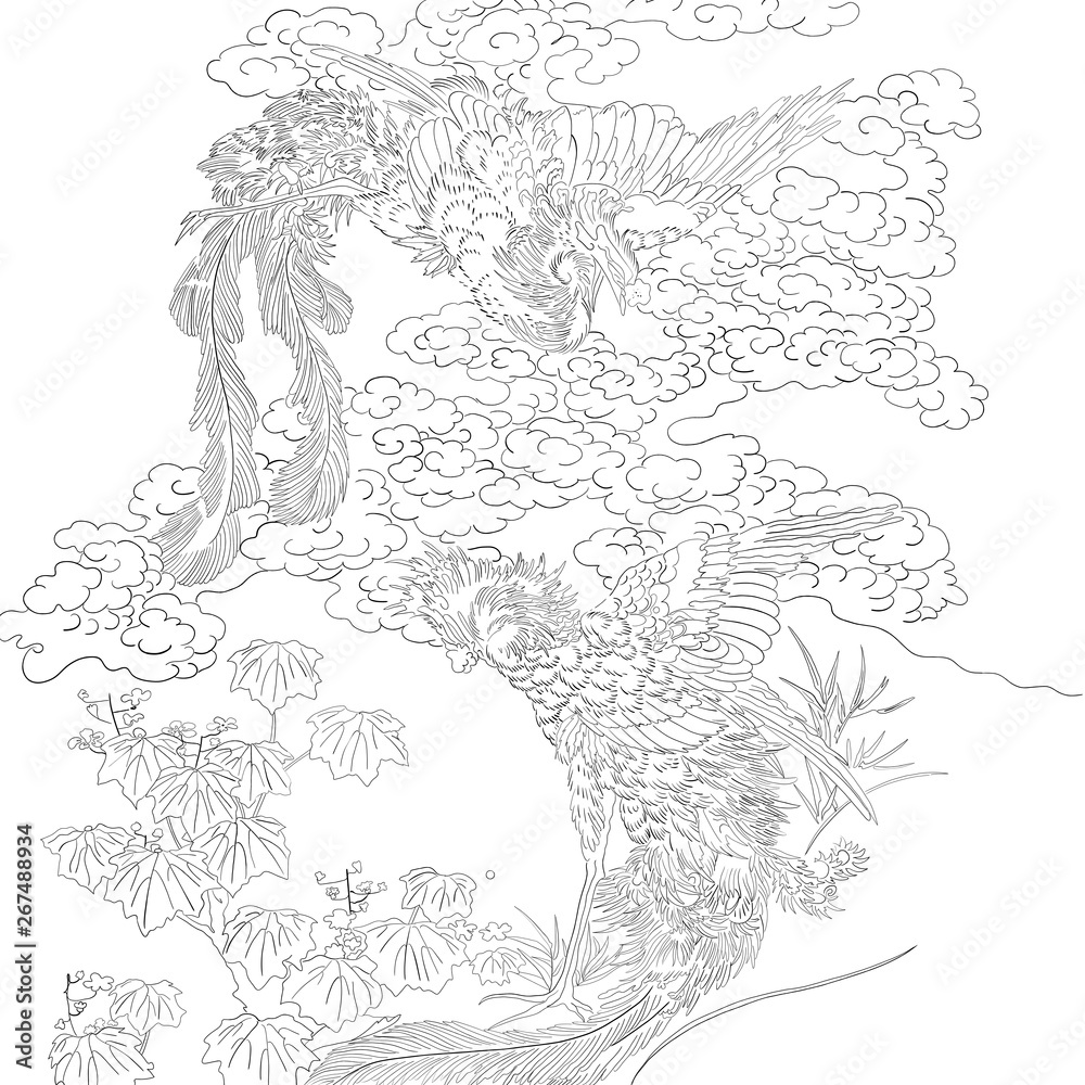 japanese colouring page japanese colouring page